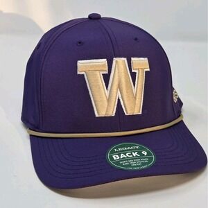 NEW Washington Huskies‎ Cap Hat Purple Adjustable Strap Legacy